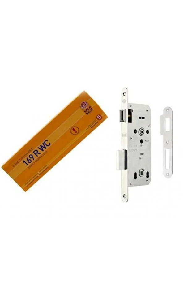 Kale 169r Wc 40 Mm Oval Iç Kapı Gömme Kilidi ahşap Banyo ve Wc Kapı Kilidi Nikel